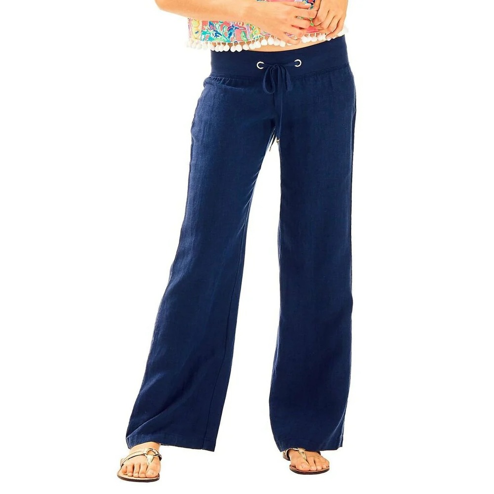 Lili Pulitzer The Beach Pant, Blue, Size M